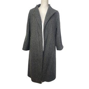 Vintage Rein Womens Wool Blend Jacket Cardigan Gray Size Medium